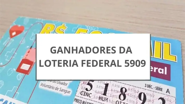 Resultado da Loteria Federal 5909 de sexta-feira (11/10/24)