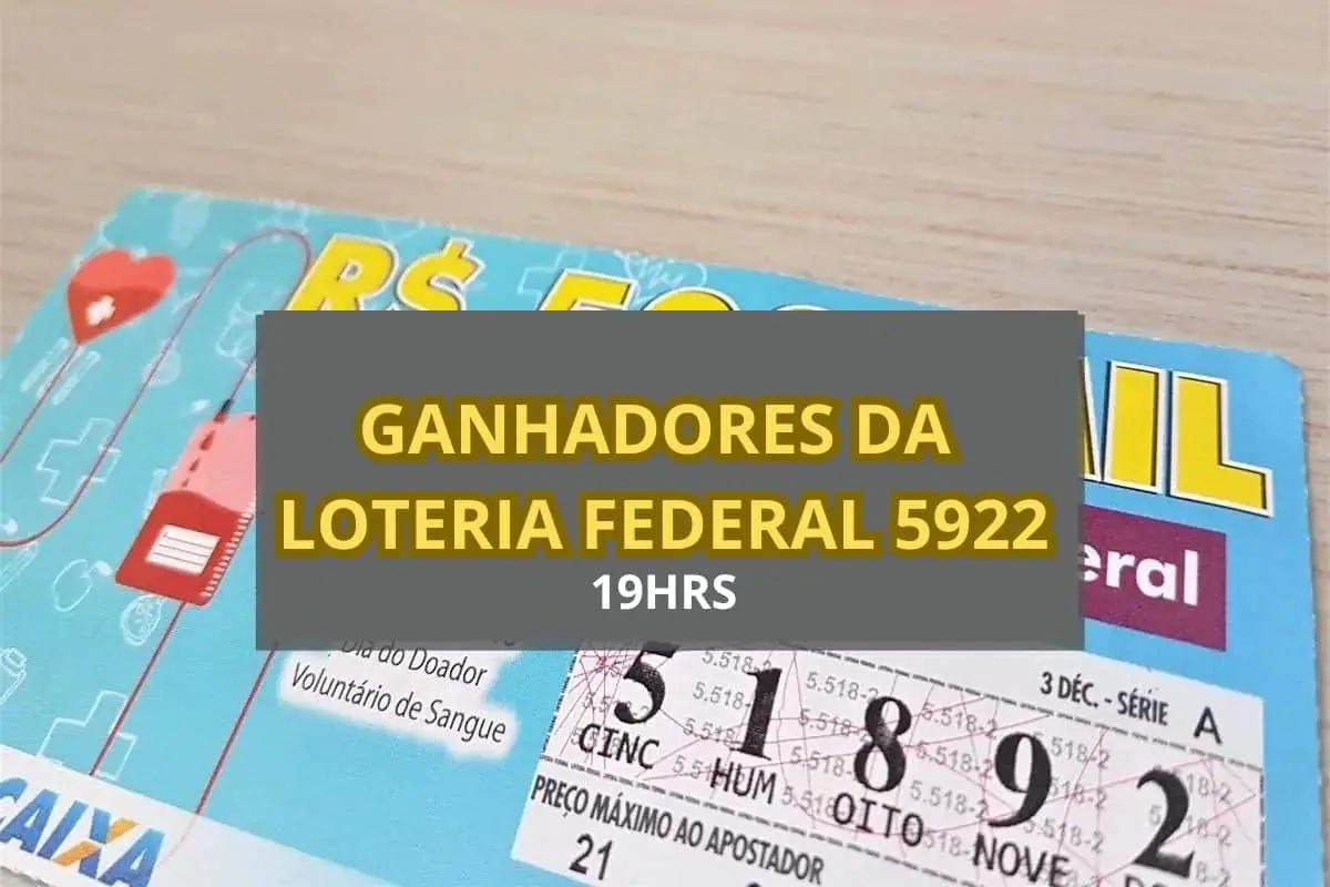 resultado da loteria Federal 5922
