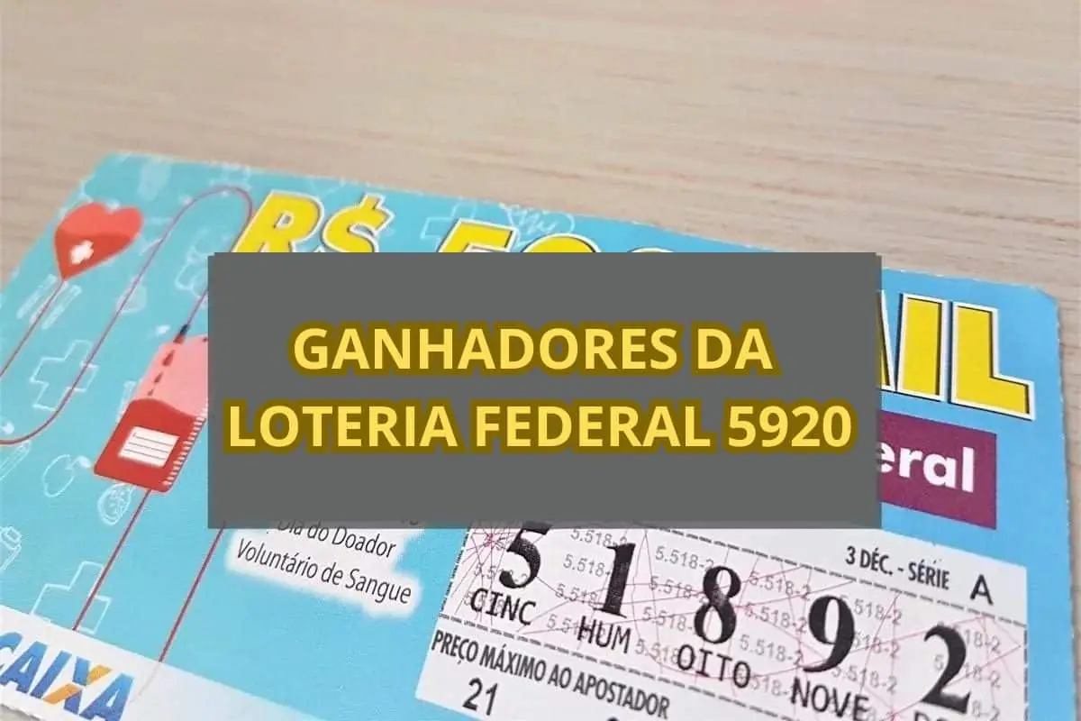 Resultado da Loteria Federal 592