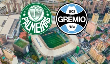 o jogo do Palmeiras contra o Grêmio