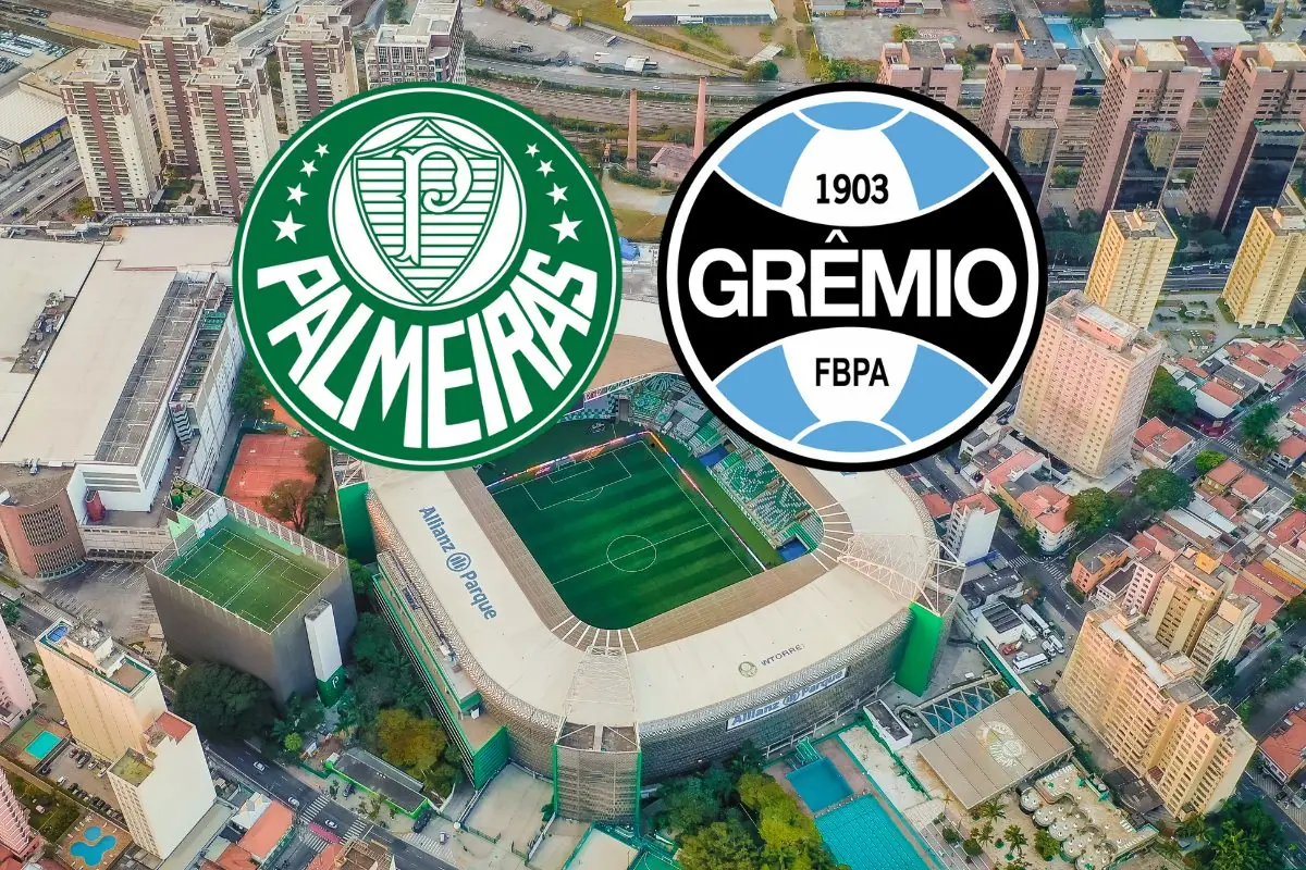 o jogo do Palmeiras contra o Grêmio