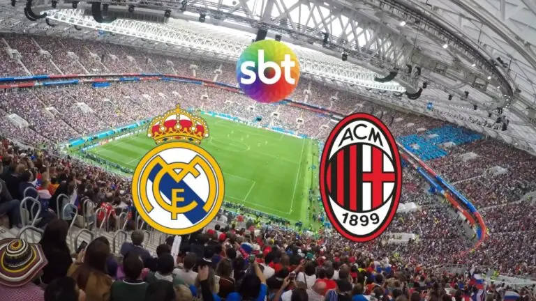 No SBT? Onde vai passar o jogo do Real Madrid hoje contra o Milan na Liga dos Campeões