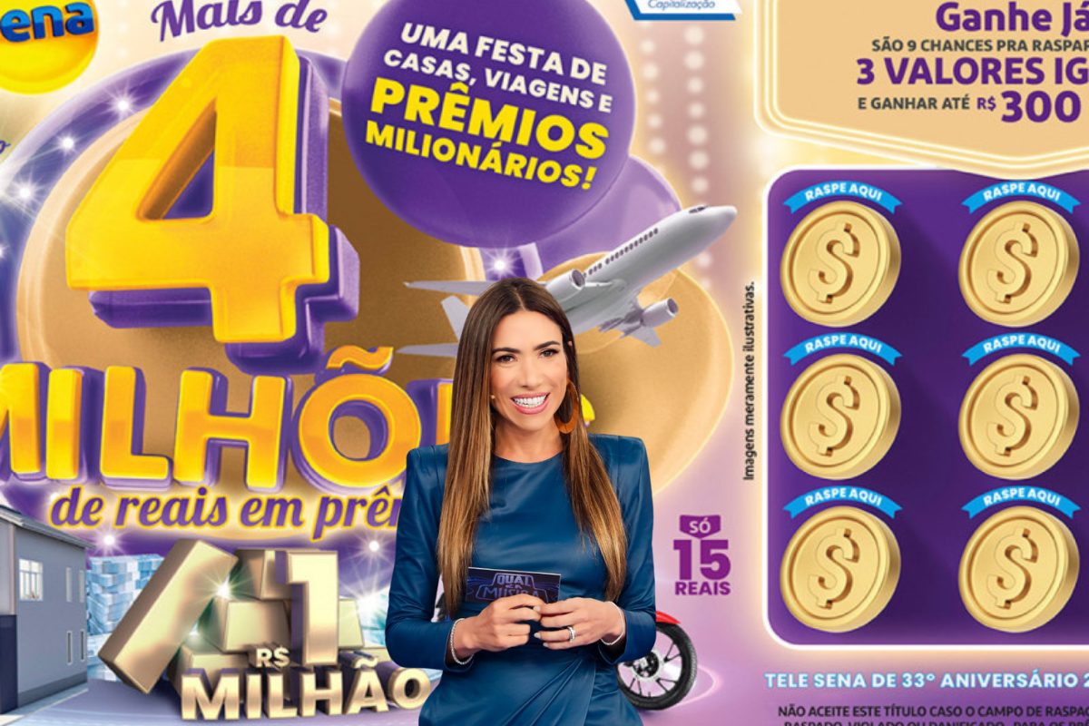 Confira o resultado da Tele Sena de 33º aniversário
