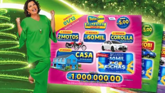 Resultado da Tele Sena de Natal: 1º sorteio e ganhadores (24/11/24)