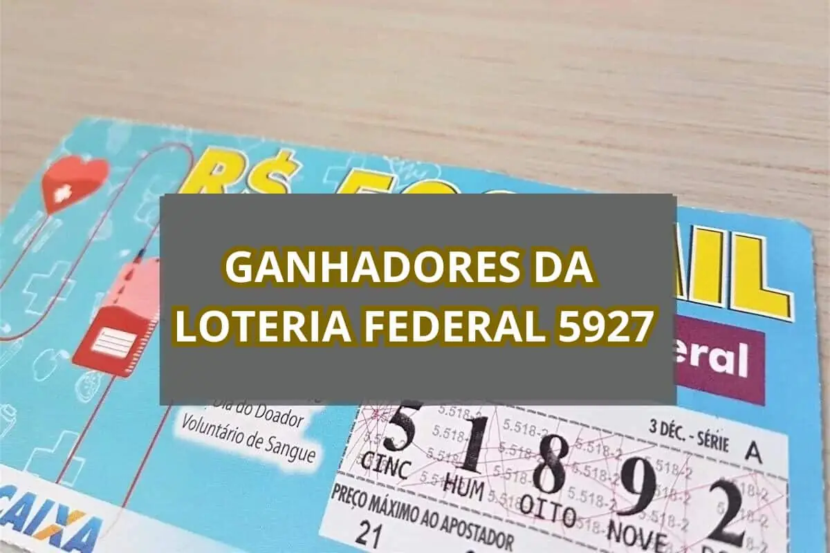 Resultado da Loteria Federal de sábado
