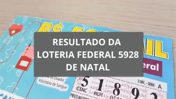 Resultado da Loteria Federal de Natal 2024 sai neste sábado: veja horário