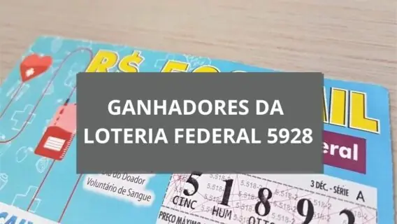 Resultado da Loteria Federal 5928 de sábado (21/12/24)