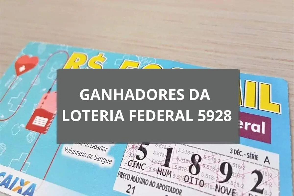 Resultado da Loteria Federal 5928