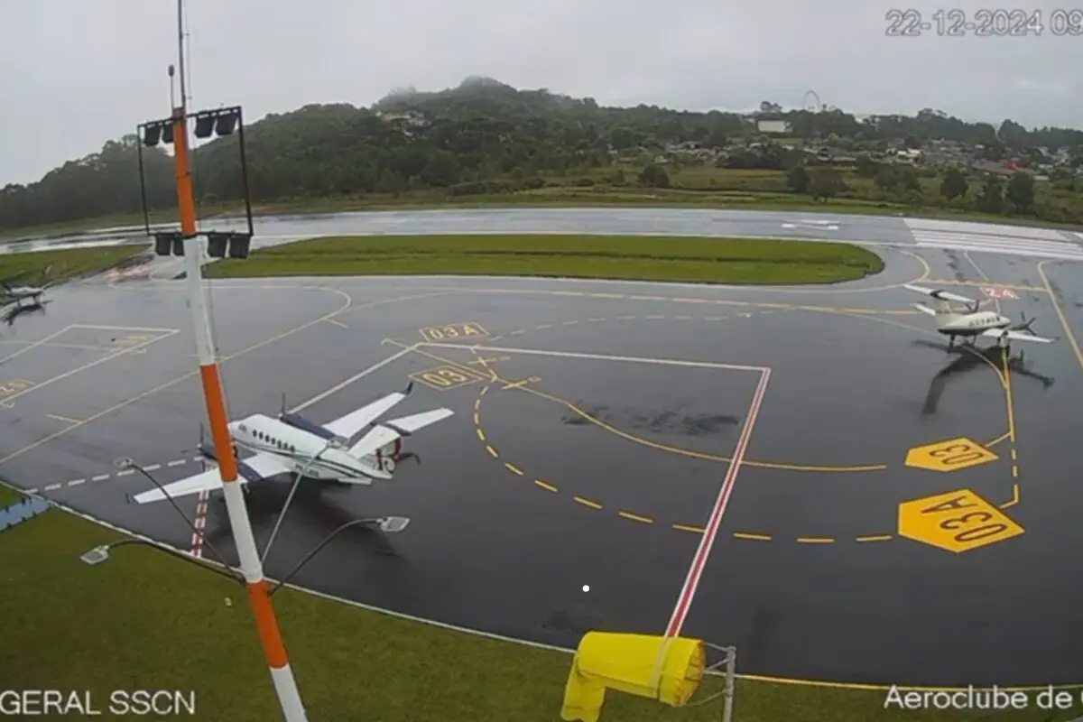queda de avião em Gramado