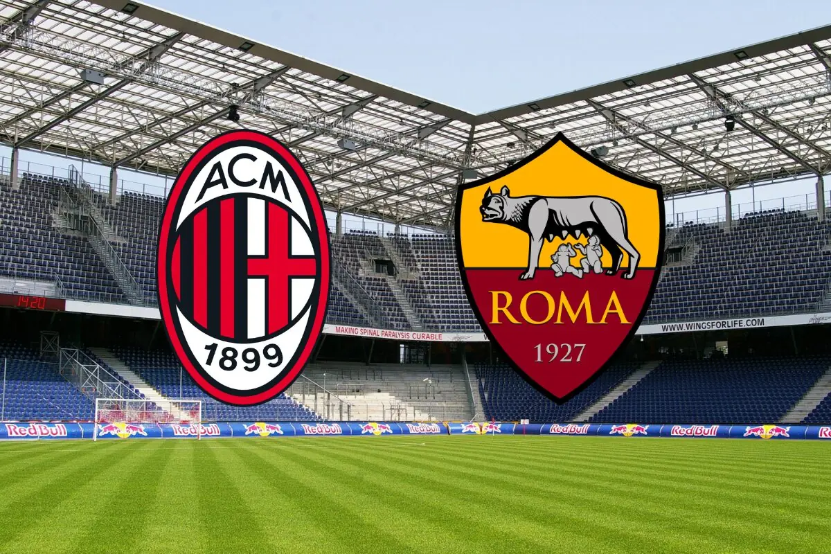 jogo do Milan contra a Roma