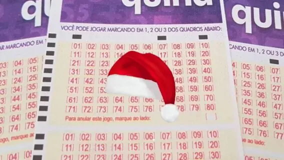 Resultado da Quina 6615 especial de Natal (24/12/2024)