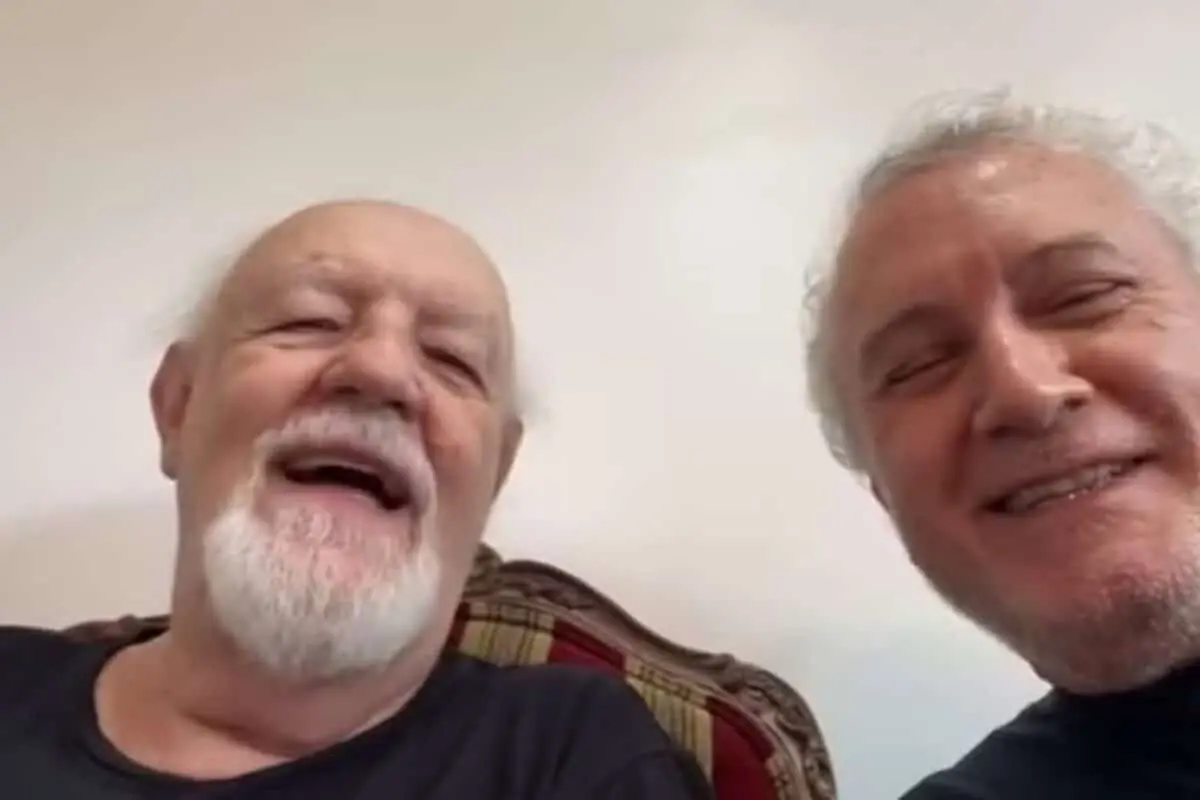 Ney Latorraca e marido