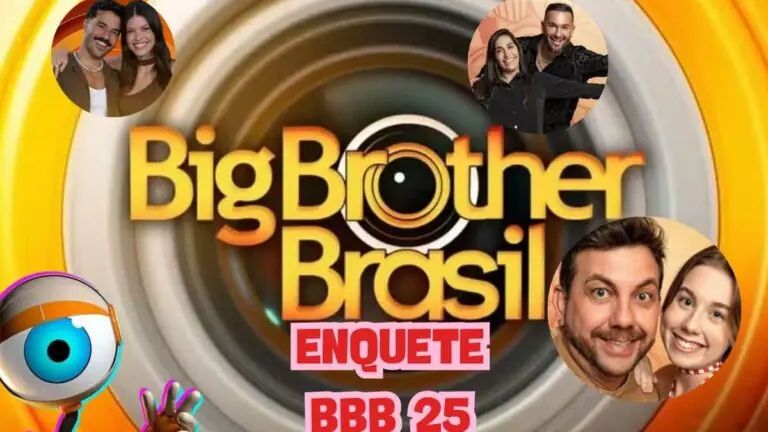 Enquete BBB 25 atualizada agora faz virada: porcentagem hoje (27/1)