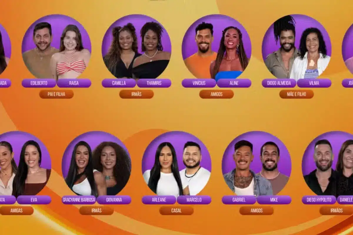 Quantas duplas terão no BBB 25