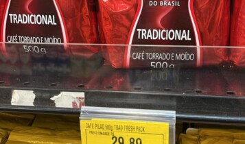 café está tão caro