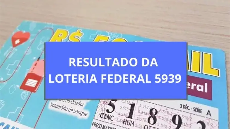 Saiu: Resultado da Loteria Federal 5939 de quarta-feira (05/02/25)