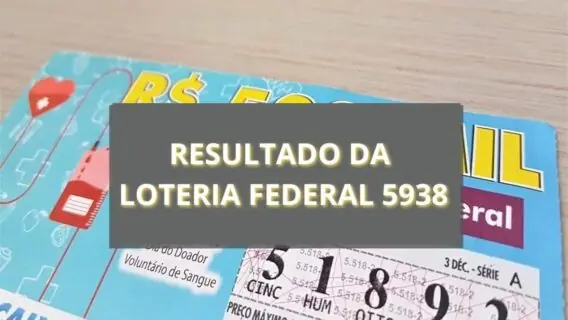 Saiu: resultado da Loteria Federal 5938 de hoje e ganhadores (01/02/25)