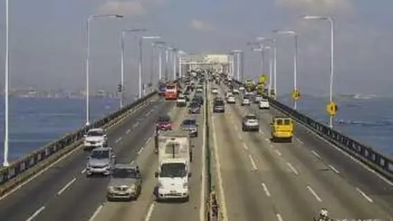 Ponte Rio-Niterói tem pontos de lentidão neste sábado