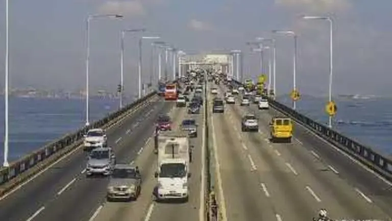 Ponte Rio-Niterói tem pontos de lentidão neste sábado