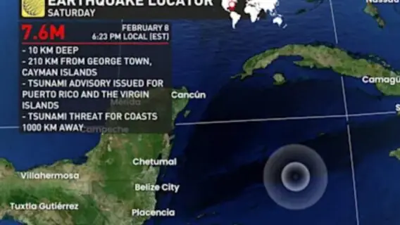 Terremoto gera alerta de tsunami em países da América Central