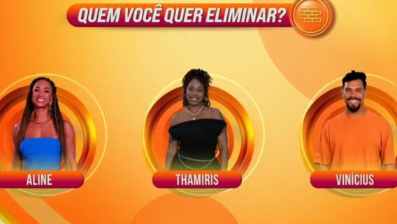 Como votar no BBB 25 para eliminar Thamiris, Aline ou Vinícius