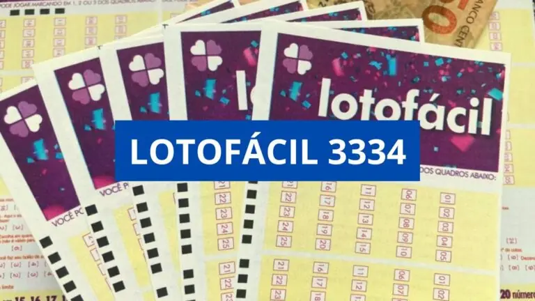 Resultado da lotofácil 3334: ganhadores do prêmio de R$ 4 mi