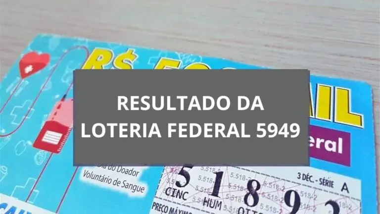 Resultado da Loteria Federal 5949 de sábado (15/03/2025)