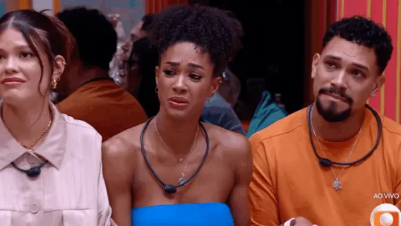 Discurso de Tadeu Schmidt na eliminação de Aline no BBB 25