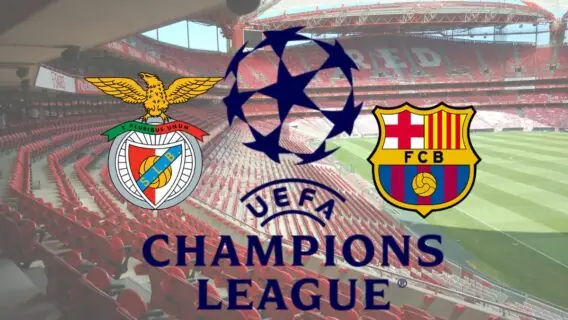 Jogo do Benfica hoje e Barcelona no SBT? Onde assistir (5/3)