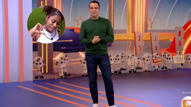 Discurso de Tadeu Schmidt na eliminação de Thamiris no BBB 25