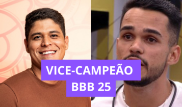 Quem ficou em segundo lugar no BBB 25