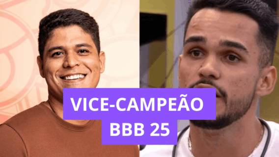 Quem ficou em segundo lugar no BBB 25: vice leva R$ 150 mil