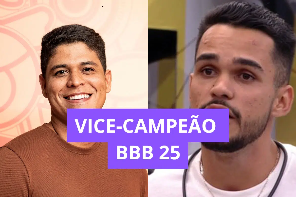 Quem ficou em segundo lugar no BBB 25