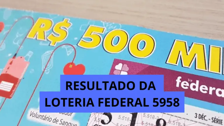 SAIU! Resultado da Loteria Federal 5958 de quarta-feira (16/04/2025)