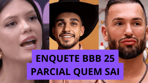 Paredão BBB 25: veja a enquete UOL atualizada (7/4)