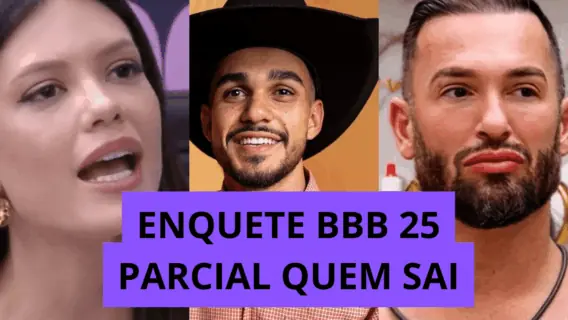 Paredão BBB 25: veja a enquete UOL atualizada (7/4)