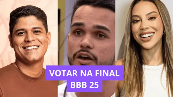 Como votar em quem ganha o BBB 25: Renata, João ou Guilherme no Gshow