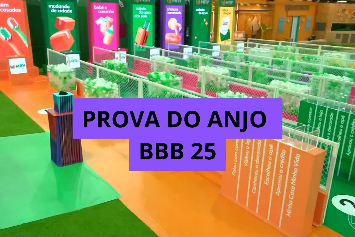 Quem ganhou a prova do anjo hoje no BBB 25