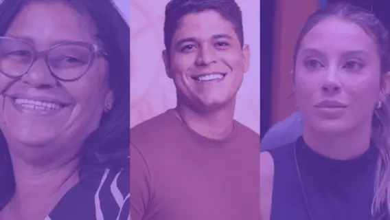 Quem está com mais votos para sair do BBB 25: Renata, Delma ou Gui?
