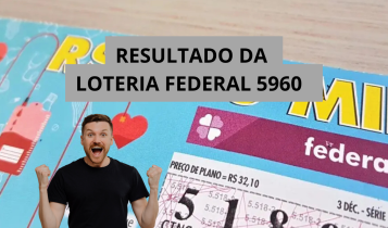 SAIU Resultado da Loteria Federal 5960 de sábado (26/04/25) Resultado da Loteria Federal 5960 de sábado