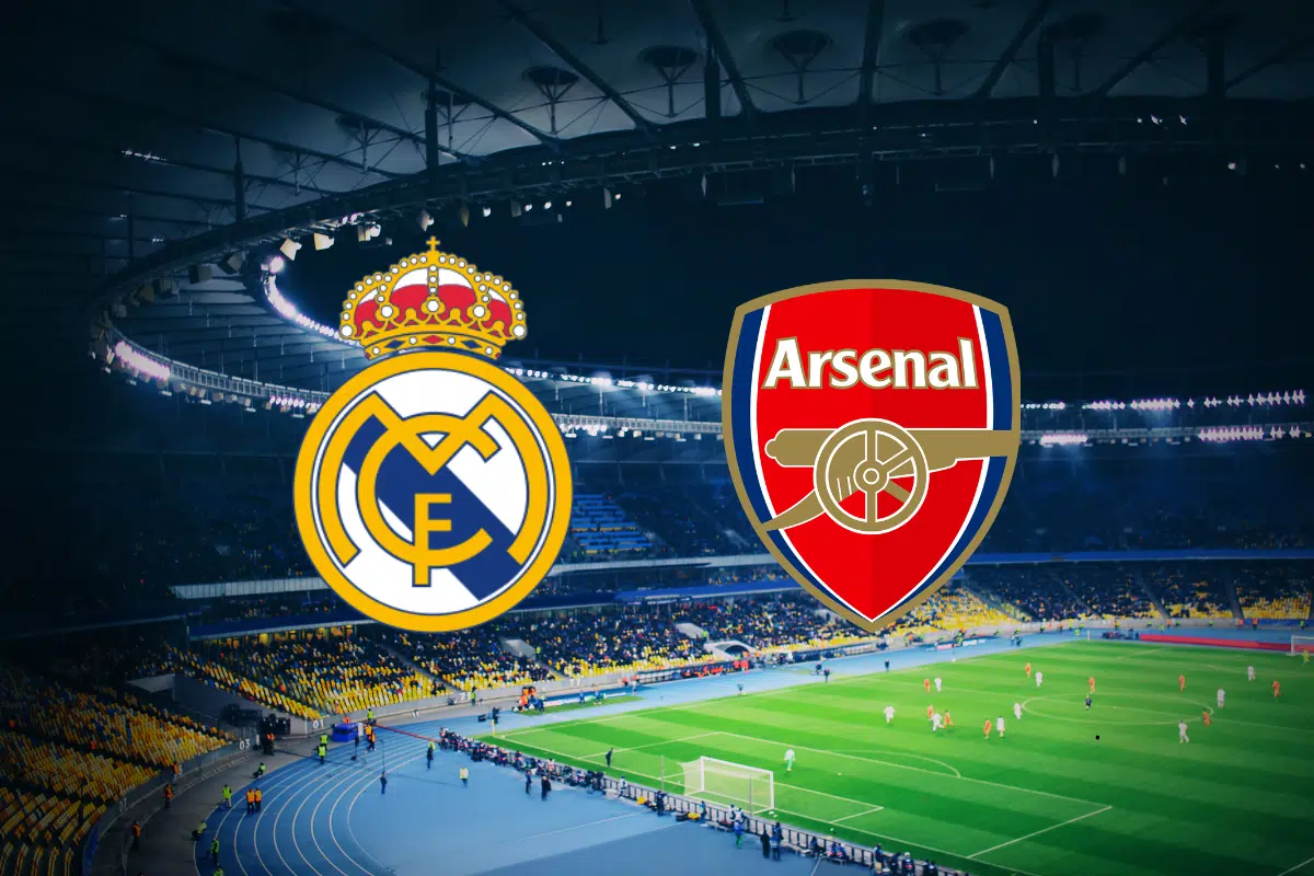 onde vai passar o jogo do Real Madrid e Arsenal