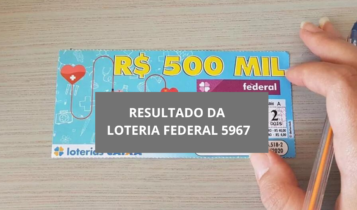 Resultado da Loteria Federal 5967