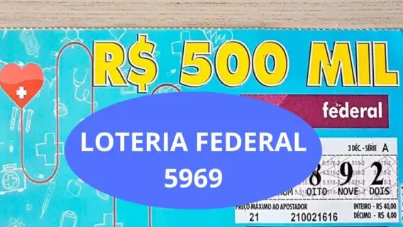 Resultado da Loteria Federal traz os números do concurso 5969