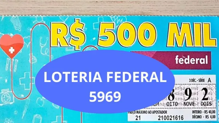 Resultado da Loteria Federal traz os números do concurso 5969
