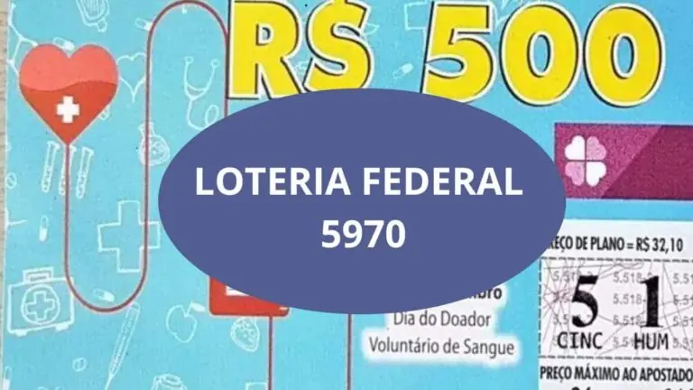 Resultado da Loteria Federal hoje traz os números do concurso 5970