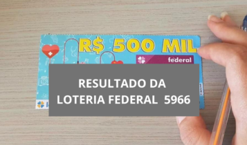 Resultado da loteria Federal 5966