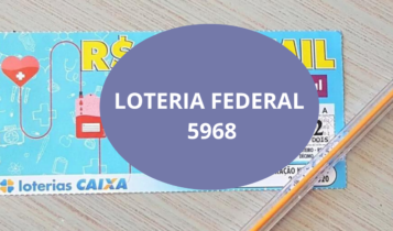 Loteria Federal de hoje 5968