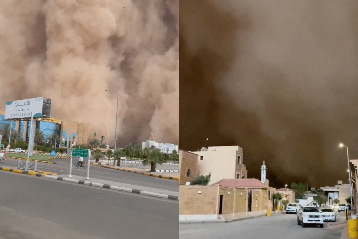 VÍDEO: tempestade de areia engole cidade na Arábia Saudita tempestade de areia
