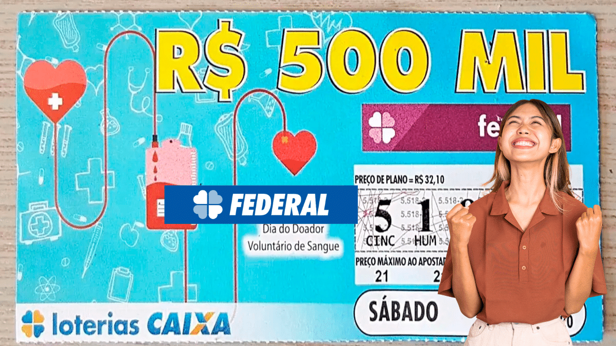 Resultado da Loteria Federal 5962 de sábado: 1ª, 2ª, 3ª, 4ª e 5ª faixa federal 3