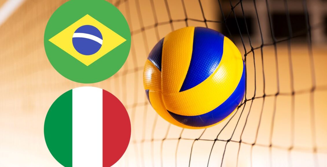 Brasil de vôlei masculino enfrenta a Itália